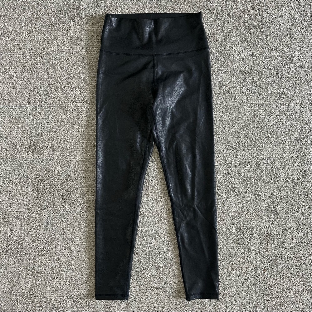 Aerie Offline Faux Leather Leggings‎ Black Size Medium